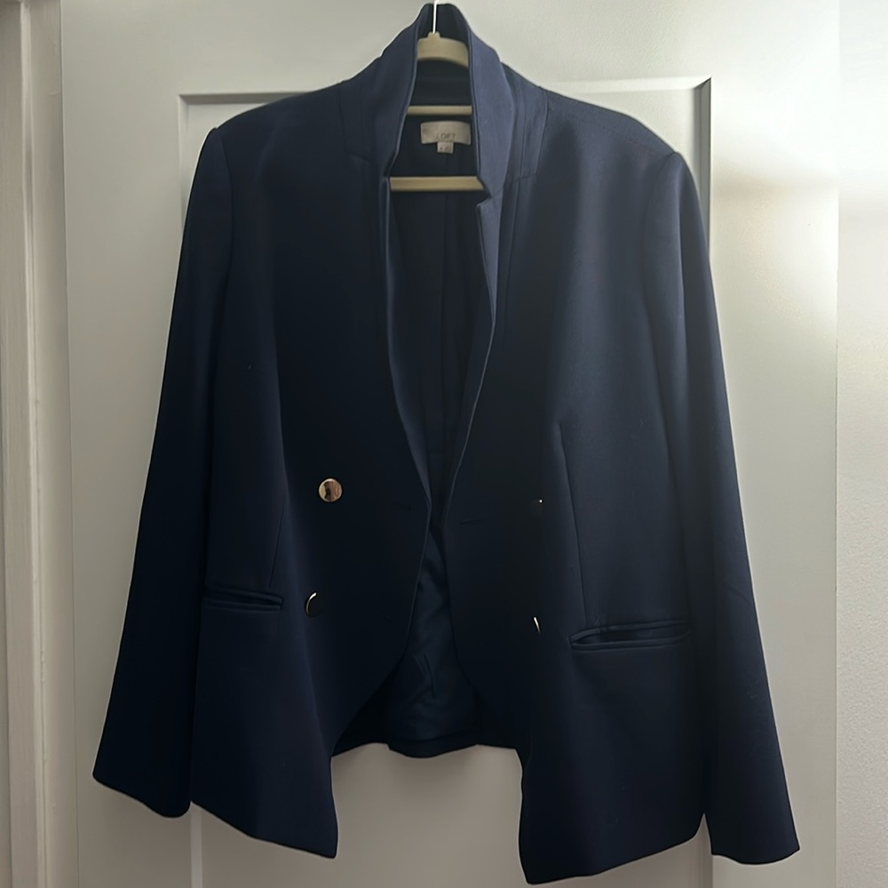 Navy blue blazer